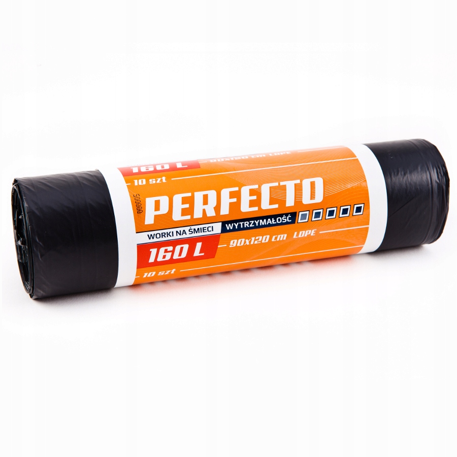 

160l Worki na odpady Perfecto Ldpe 10szt mocne