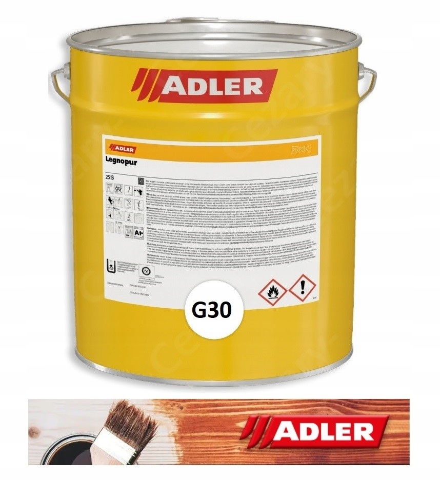 Lakier do drewna Adler Aduro Legnopur Bezbarwny Mat G30 1KG