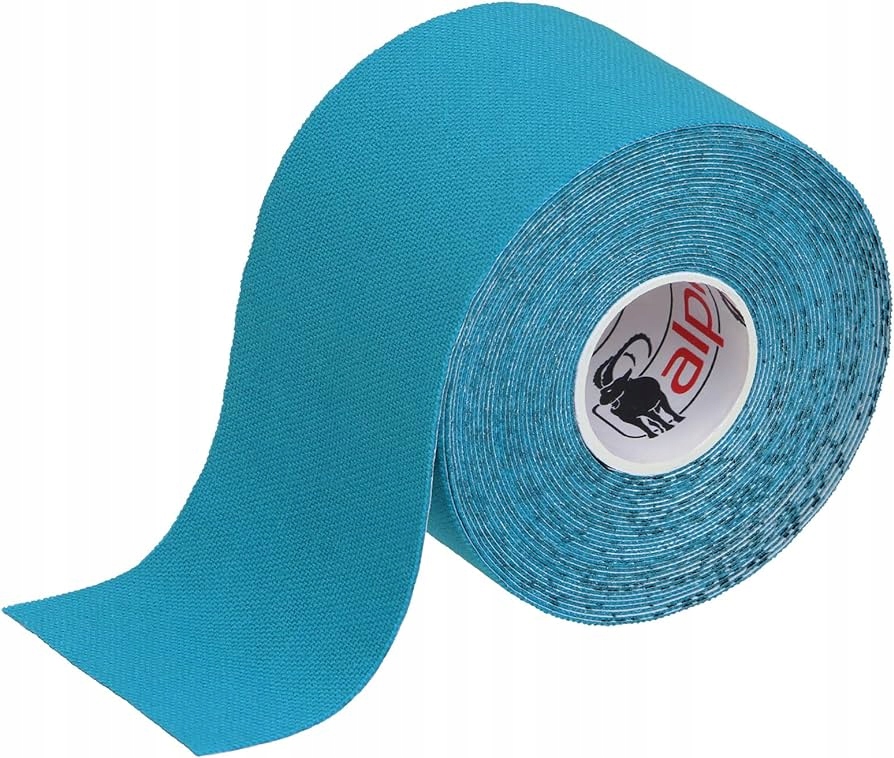 ALPIDEX Taśma kinezjologiczna 5cm x 5m 1 szt niebieska high performance