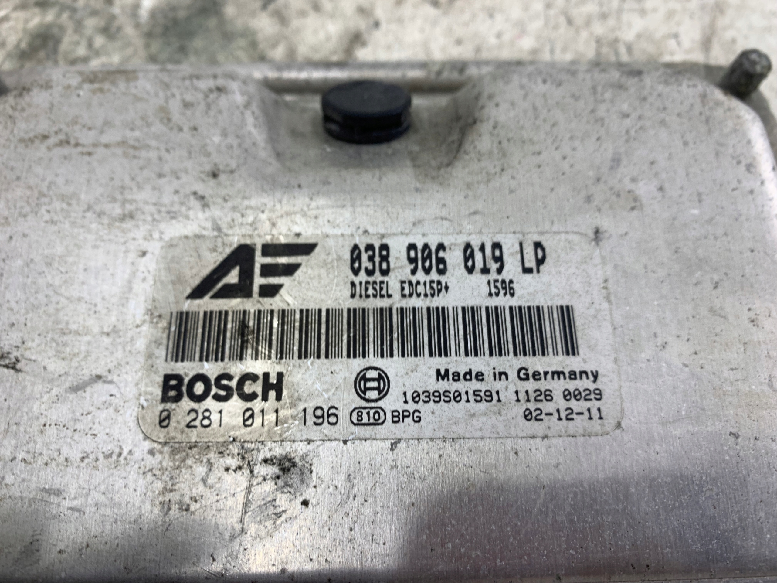 VW SHARAN e 1.9 TDI Centralina Motore 038906019LP