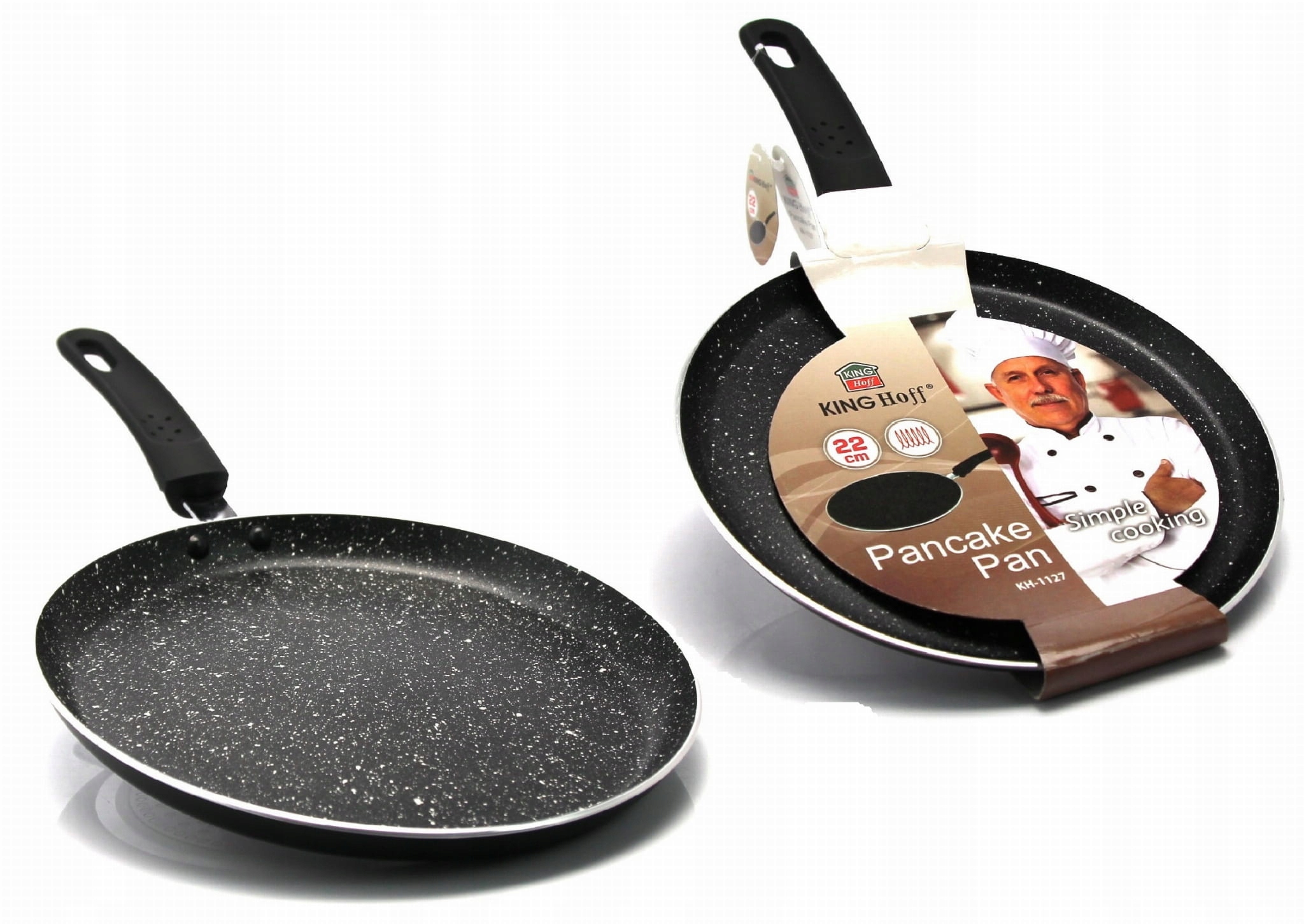 

Patelnia Naleśników Granitowa 22cm Indukcja 1127