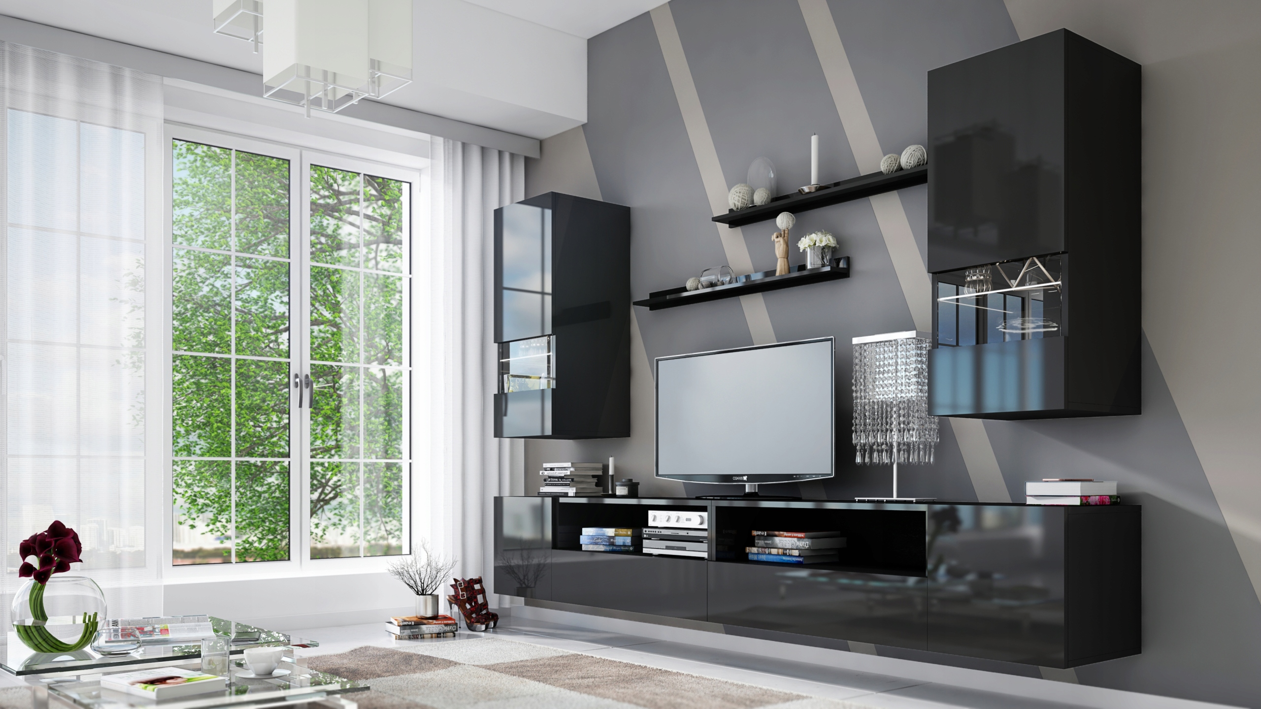 Nábytková Stěna Rtv Nábytek do obývacího pokoje FMB41 O-sofa