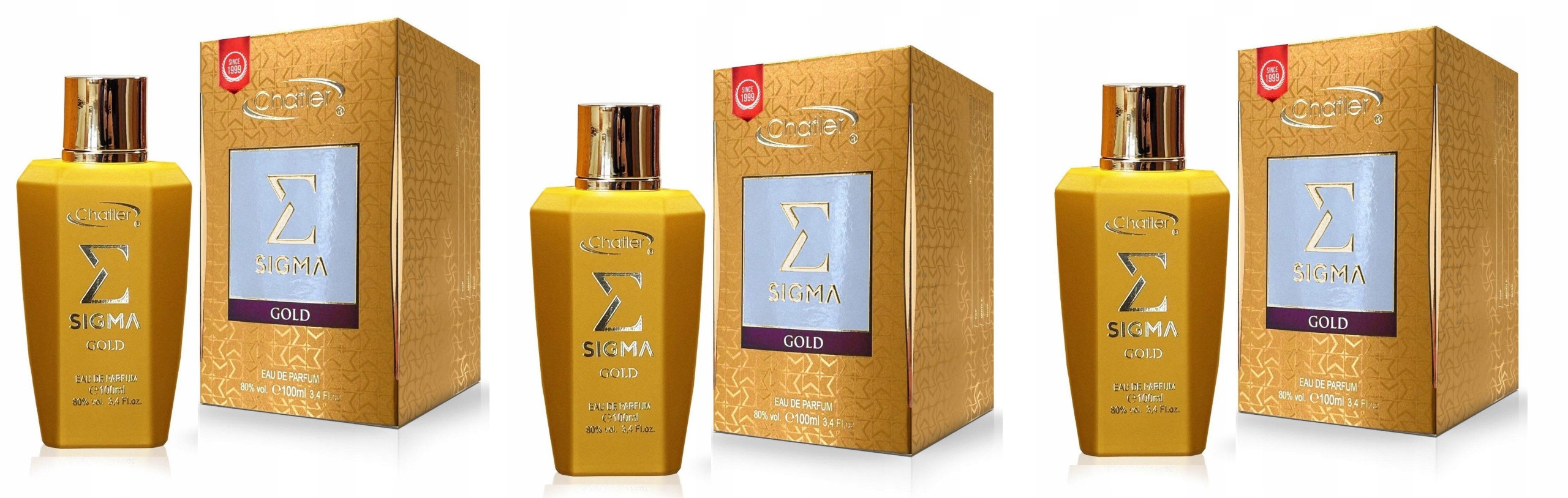 Chatler Sigma Gold Women 3x100 ml parfémovaná voda