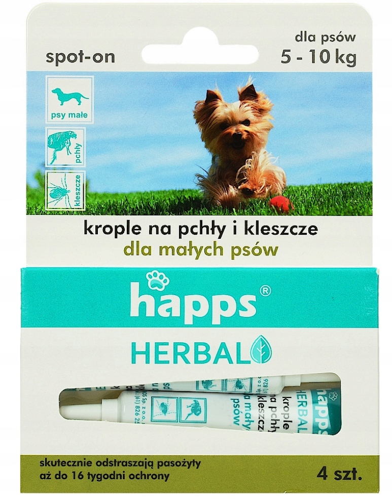 

Krople Na Pchły I Kleszcze Dla Małych Psów 5-10KG