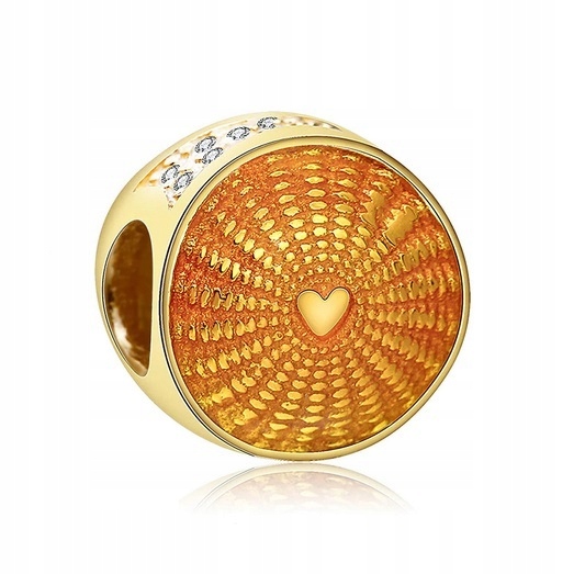 

Charms Błysk Słońca Z Sercem do Pandora Apart