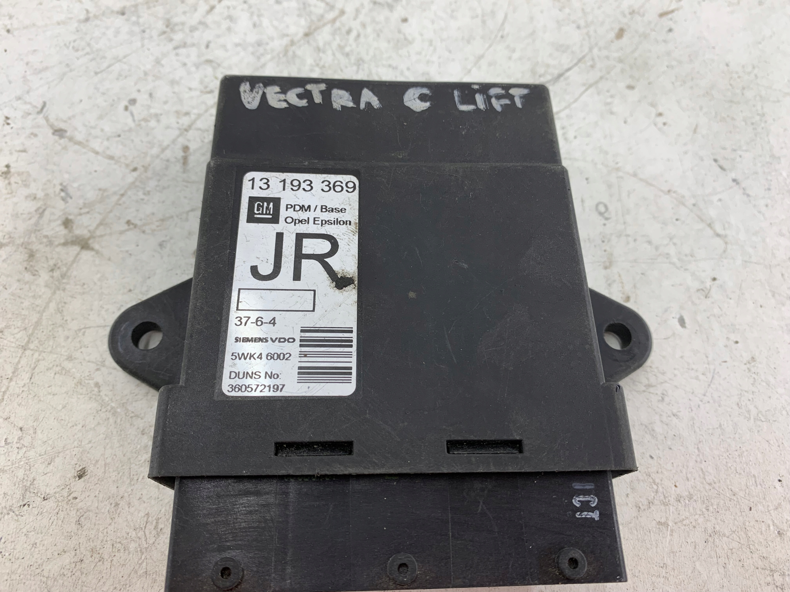 OPEL VECTRA C module door left front 13193369