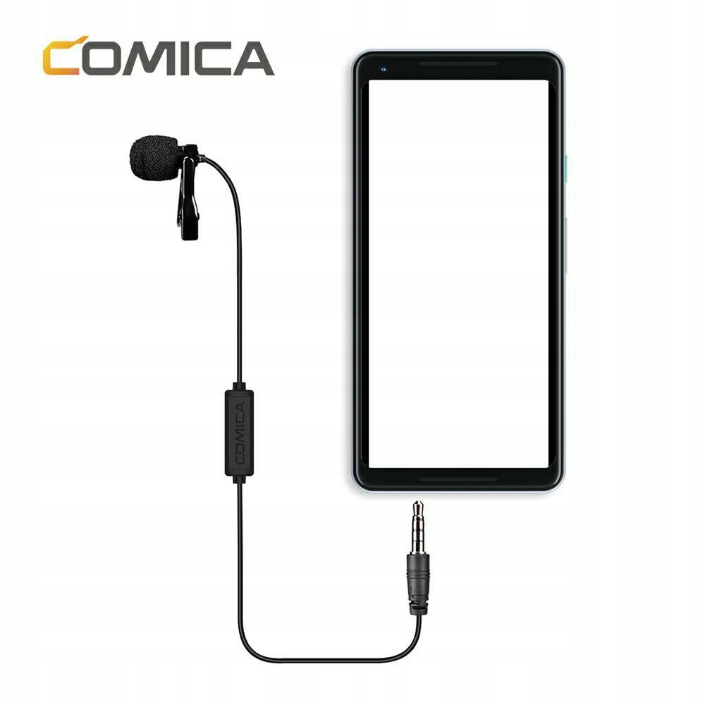 Mikrofon krawatowy Comica CVM-V01SP do smartfona Trrs 2,5 m