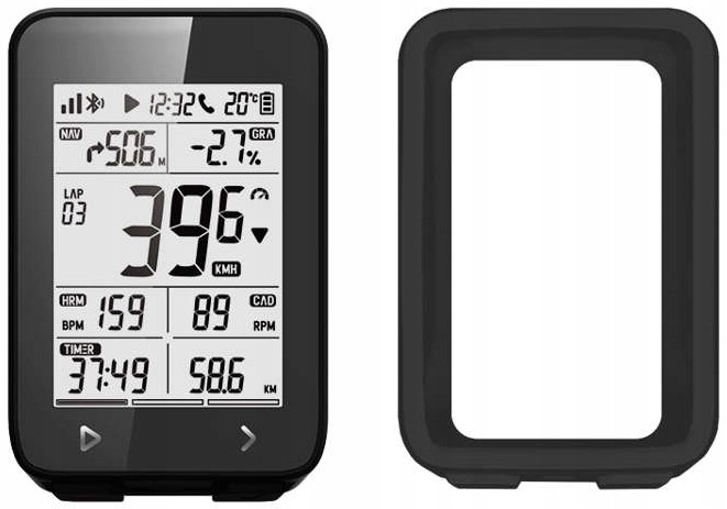 Licznik komputer rowerowy Gps iGPSport iGS320 silikonowe etui