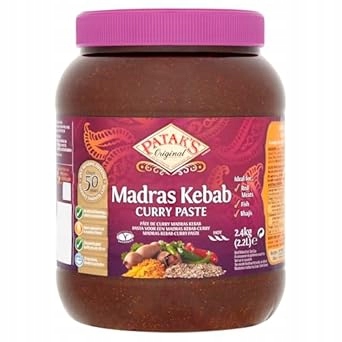 Kořenící pasta Madras Kebab Curry Paste Pataks 2,4 kg