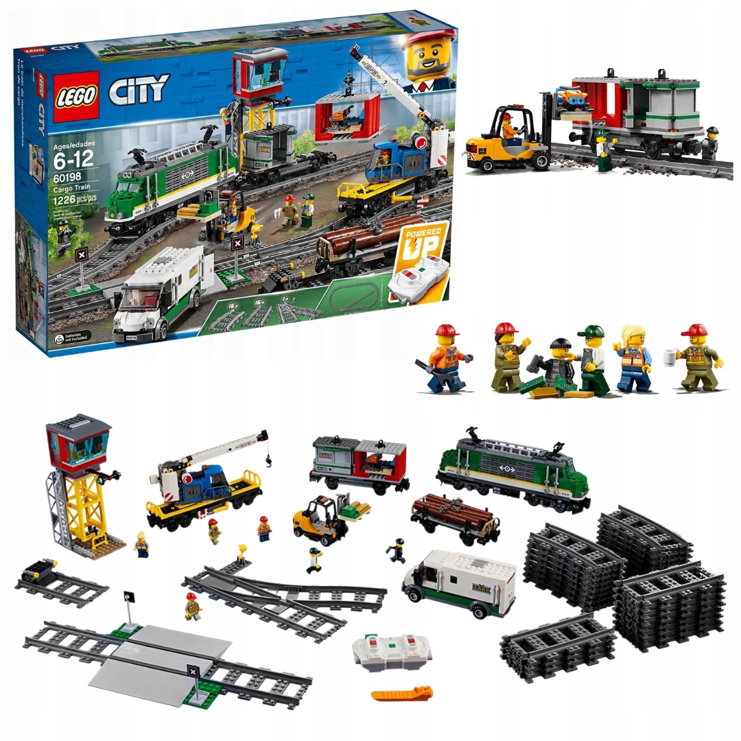 Lego City 60198 Řízený nákladní vlak
