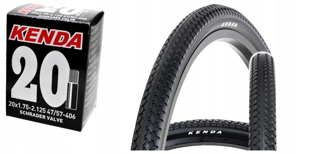 

Opona Kenda 20" X 1,75 K184 Kosmos + Dętka