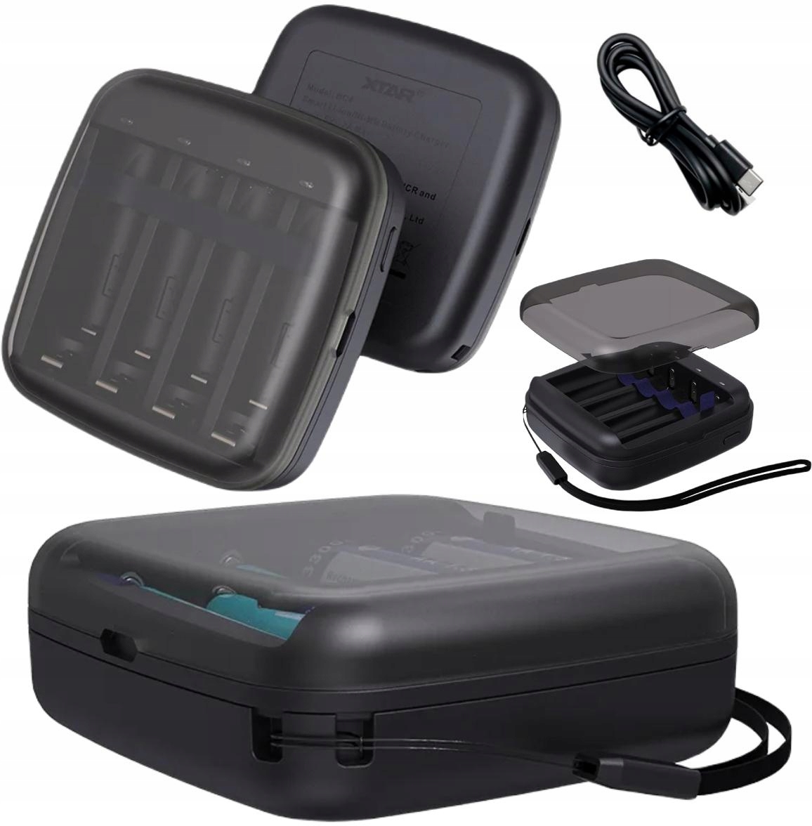 Nabíječka pro válcové akumulátory Li-ion 1,5V Ni-MH Aa Aaa Xtar