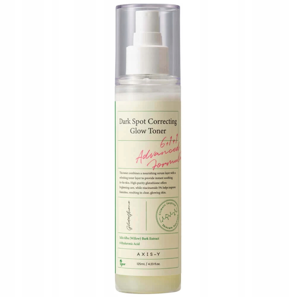 Axis-y Dark Spot Correcting Glow Toner rozjasňující tonikum ve spreji