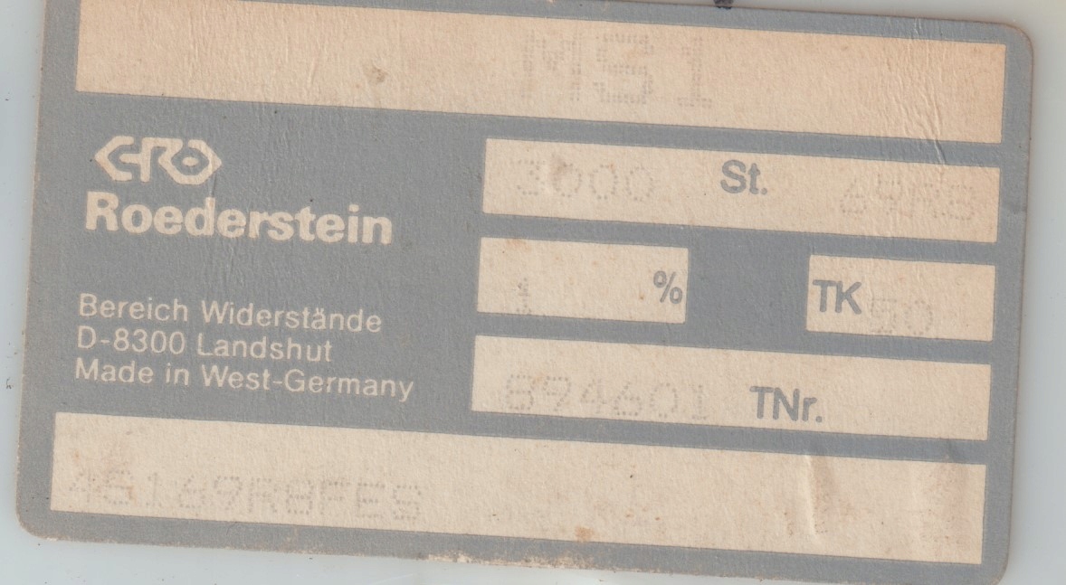 [100szt] 69R8 1% 50ppm rezystor Smd minimelf MS1 Roederstein low noise