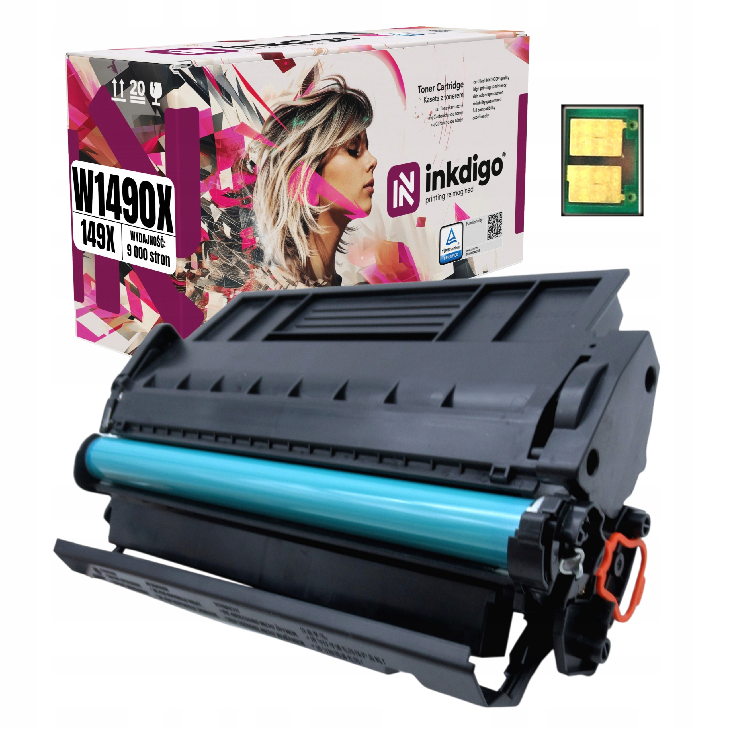 Náhradní toner W1490X s Čipem pro Hp LaserJet Pro 4002dn 4102dwe 4102fdn