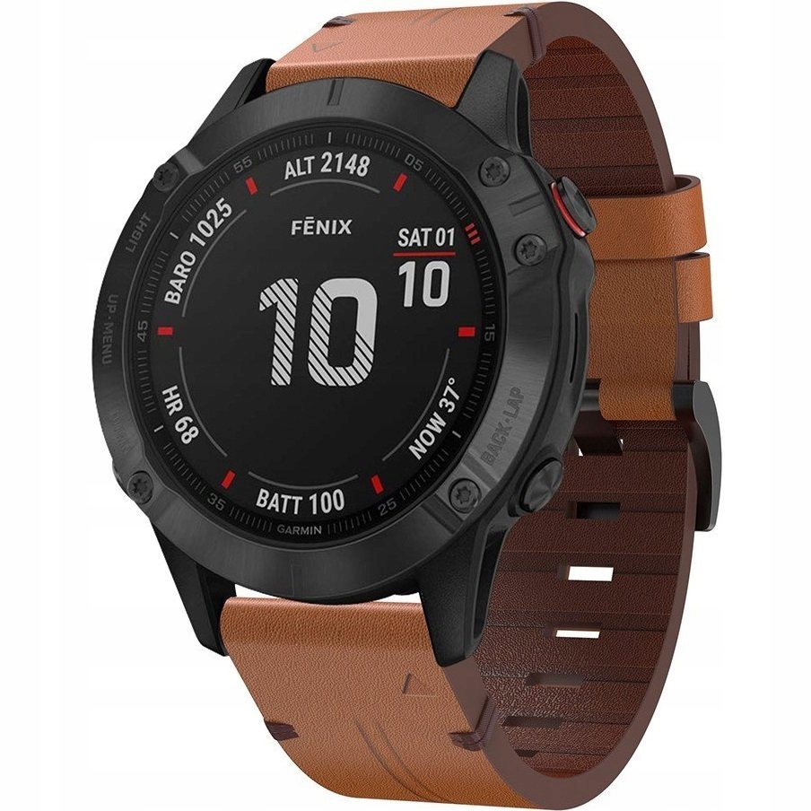 Pasek Skórzany Quickfit Do Garmin Fenix 5 6 6 Pro 7 8 47MM Opaska