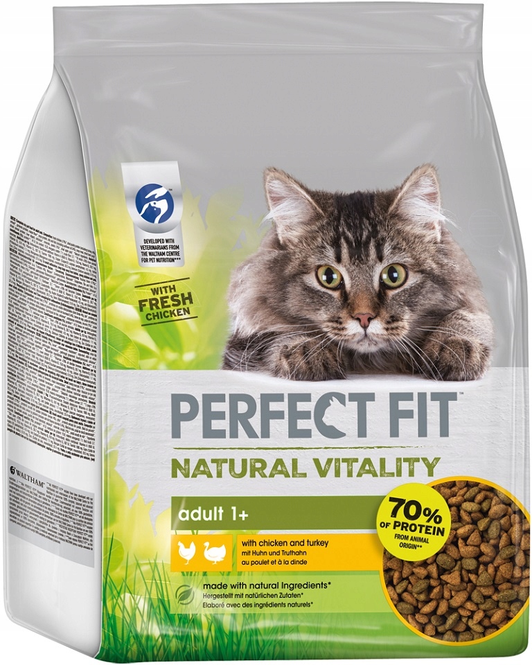 Perfect Fit Natural Vitality kuře a krůta 2,4 kg