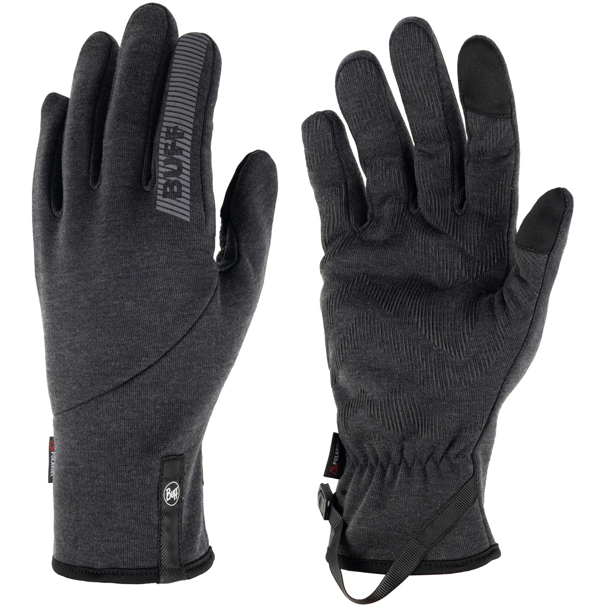 Rękawiczki Buff Tech Fleece Gloves Tf Black rozmiar M Touchscreen