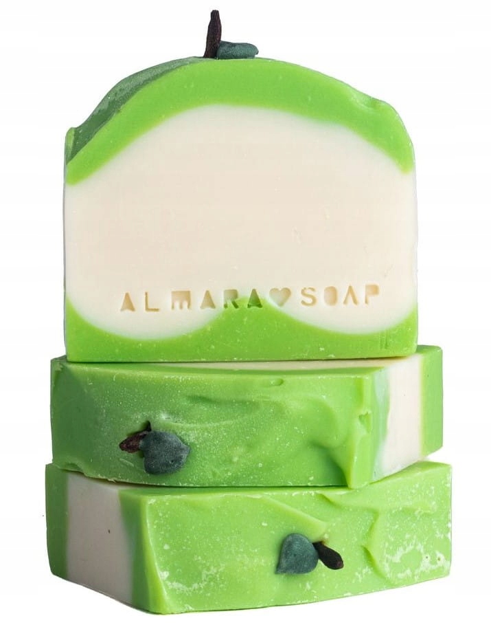 

AlmaraSoap Mydło Green Apple o zapachu jabłek 100g