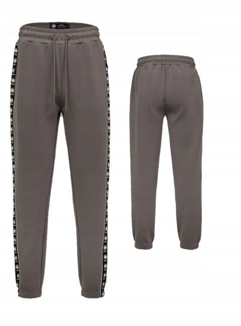 Pitbull West Coast Pánské Teplákové Kalhoty Powers Hnědé Taupe M