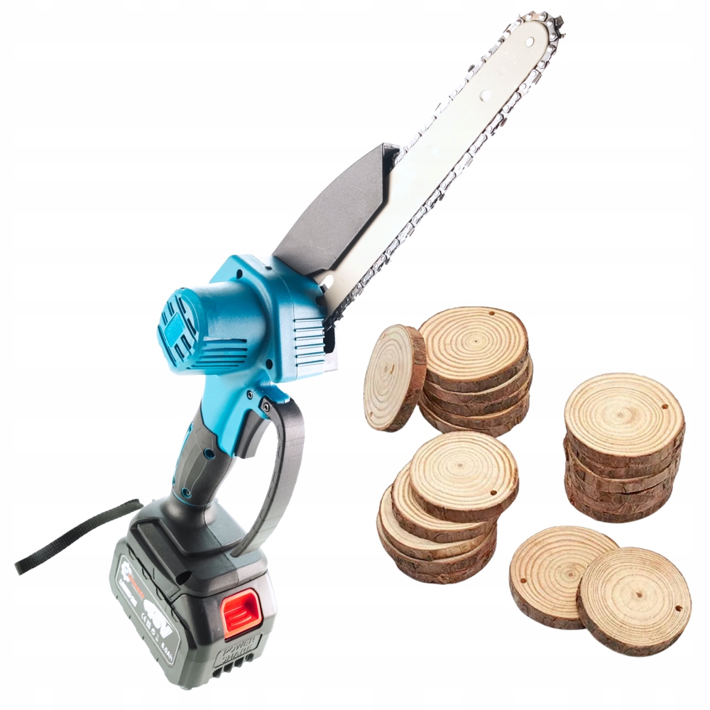 PIŁA PILARKA ŁAŃCUCHOWA AKUMULATOROWA 8" 36V GAŁĘZIÓWKA 2XAKU ZESTAW LCD Marka Bull Tech