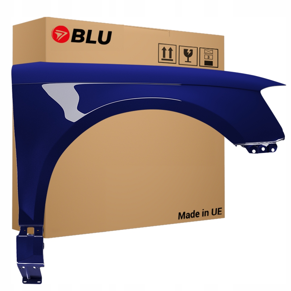 Blu Blatník Audi A3 8P Lift LZ5J pravý 08-12 přední pozink MoroBlau