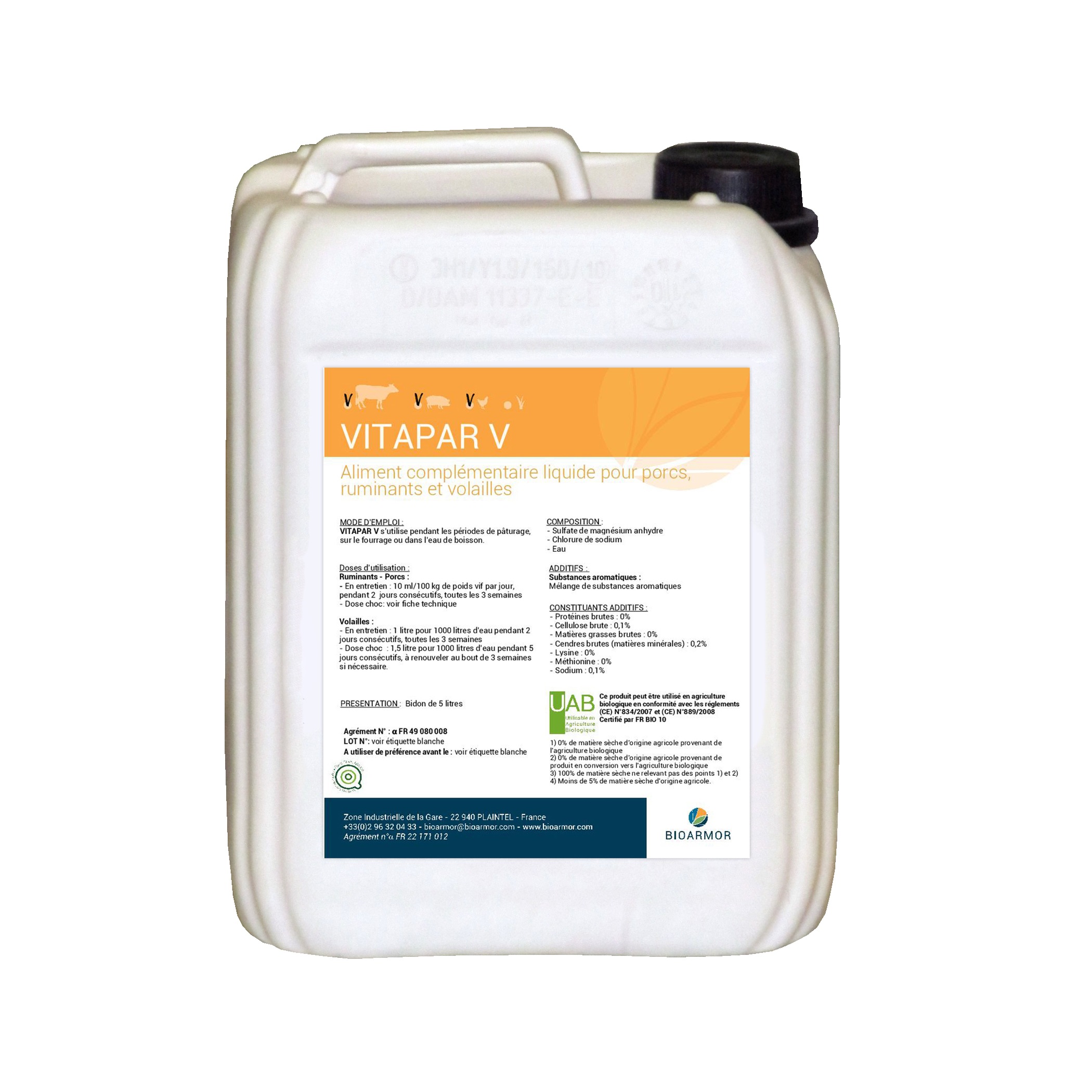 Pasożyty Kokcydioza Kokcydia cielęta trzoda drób Na Trawienie Vitapar C 5L