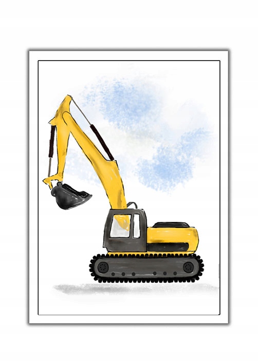 

1 plakat ramka ikea koparka 30x40