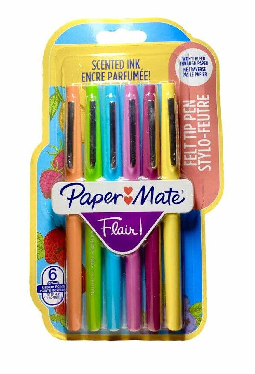 Pisaki flamastry Paper Mate FLAIR SCENTED, pachnące, 6 kolorów