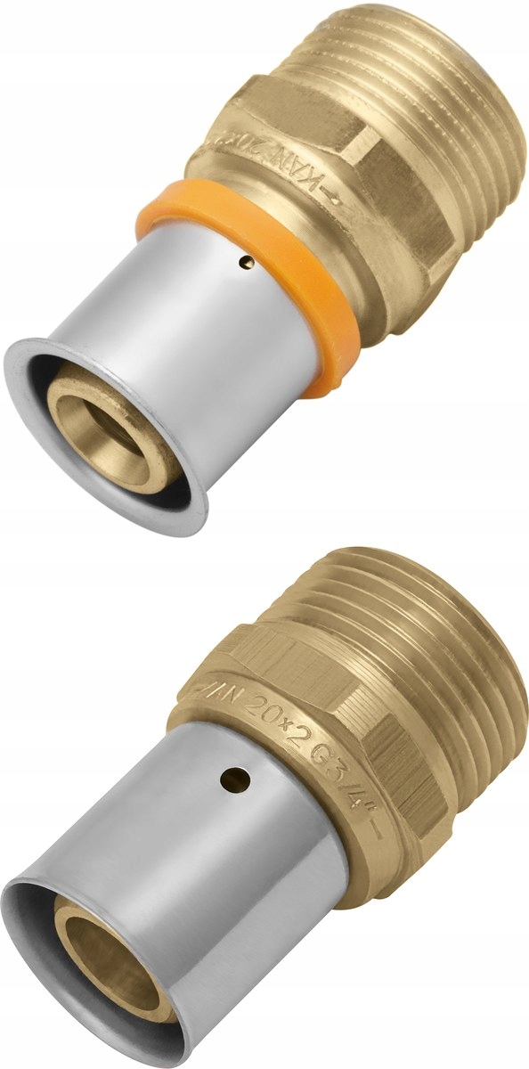 Mosazná spojka Vnější Závit ultraPRESS 63 R2"