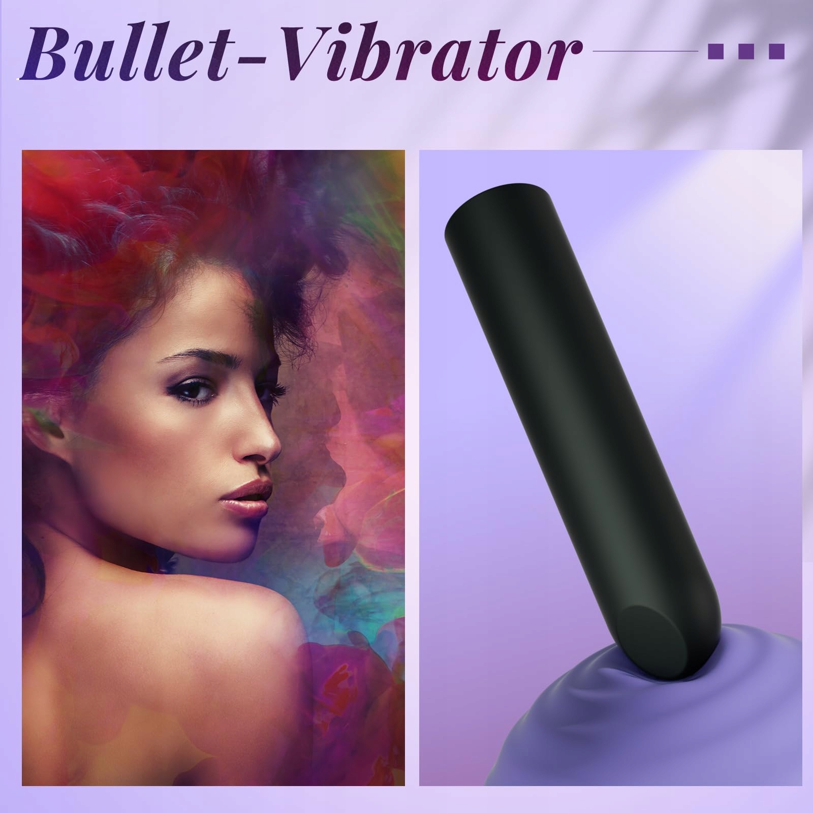 MINI VIBRATOR DLA KOBIET 10 TRYBÓW WIBRACJI CICHA STYMULACJA — miniatura 8