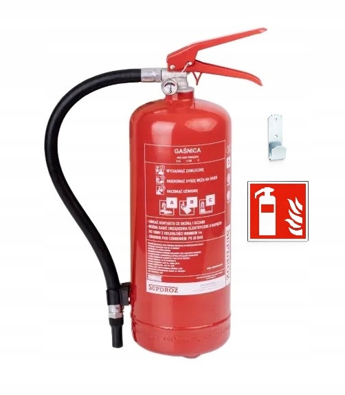 Gaśnica Proszkowa 4kg GP4x Abc Mobiak z wieszakiem