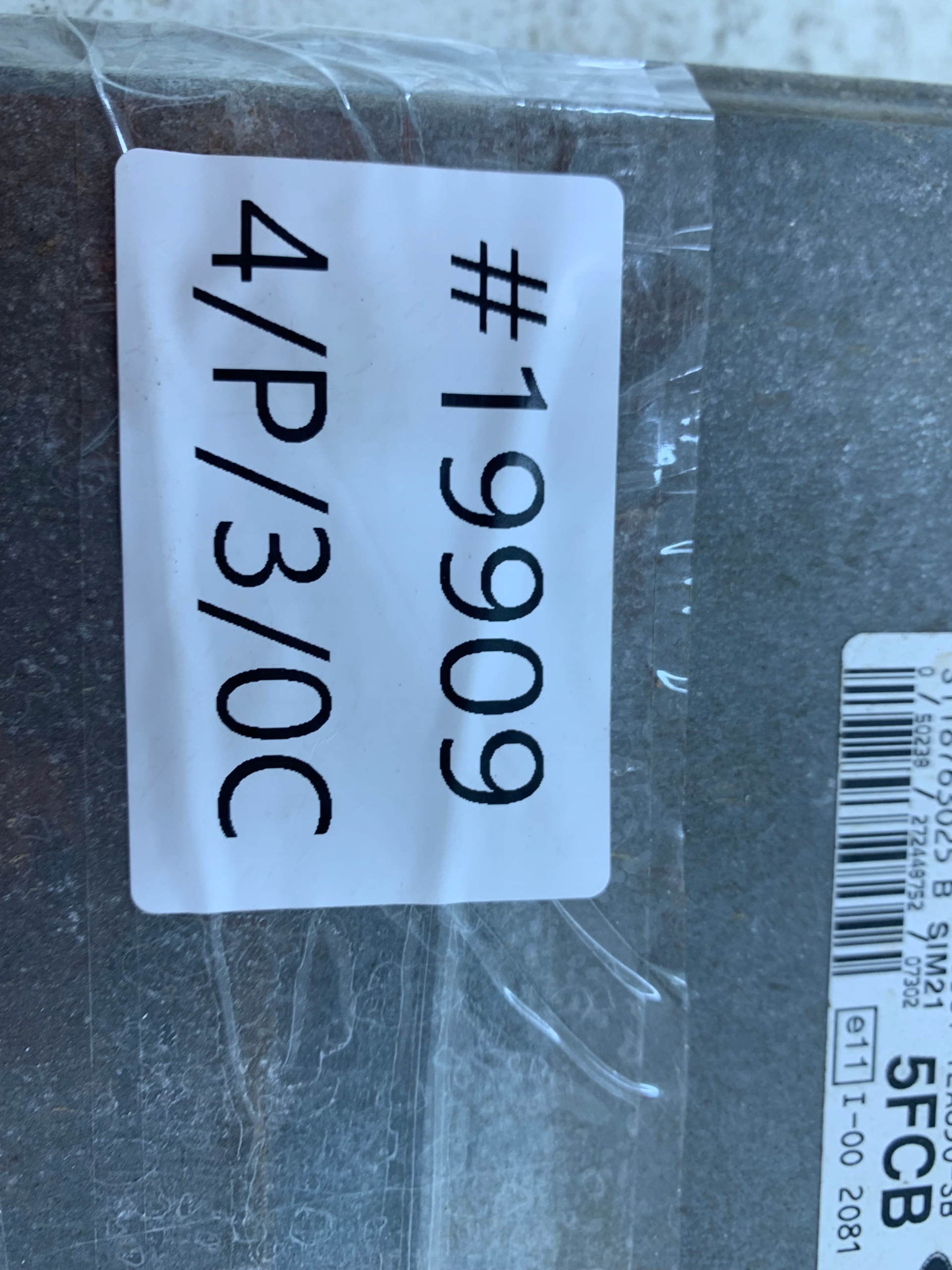 FORD FIESTA MK6 1.3 control unit of the engine 6S6112A650SB