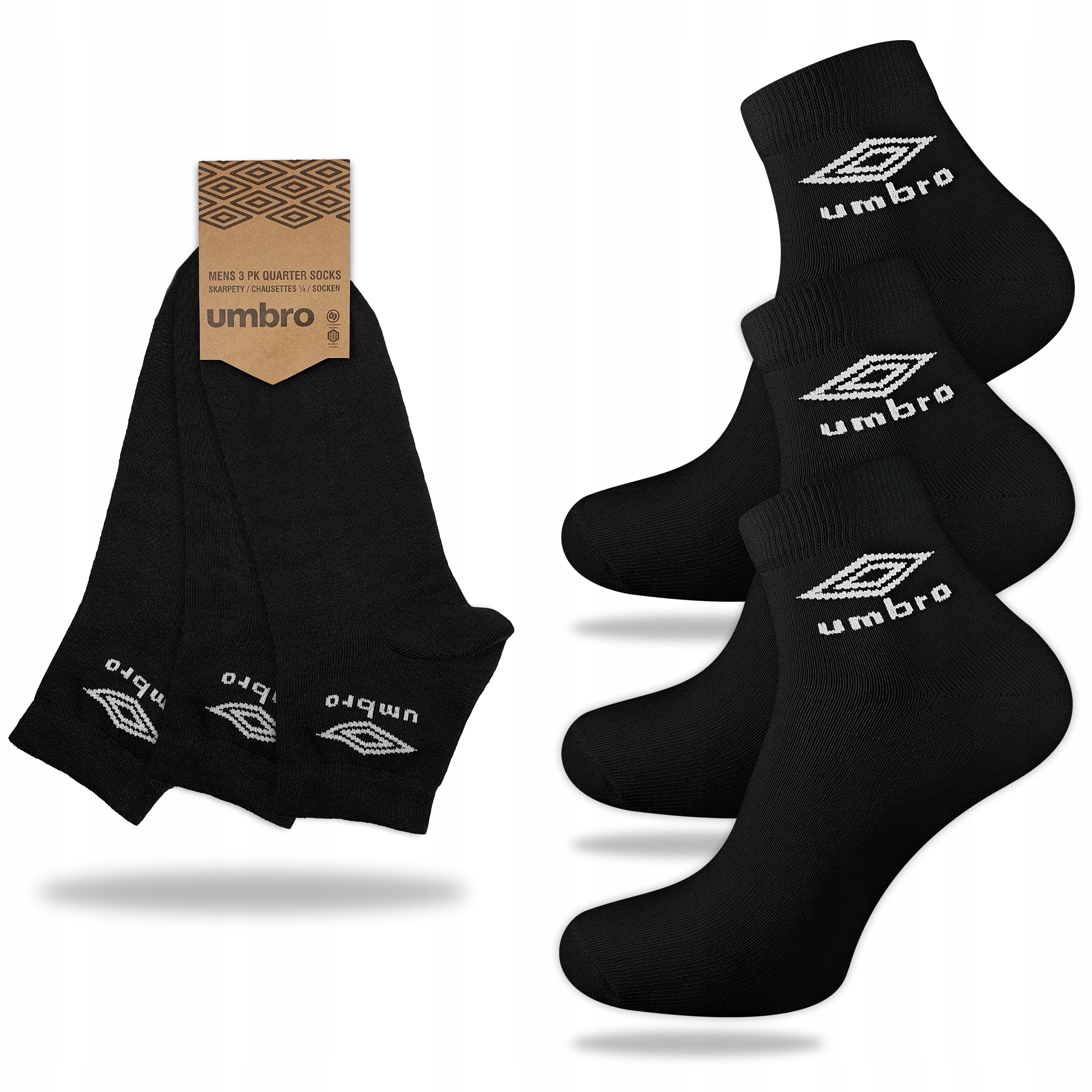 

Skarpety Umbro Quarter 3-PAK r 39-42