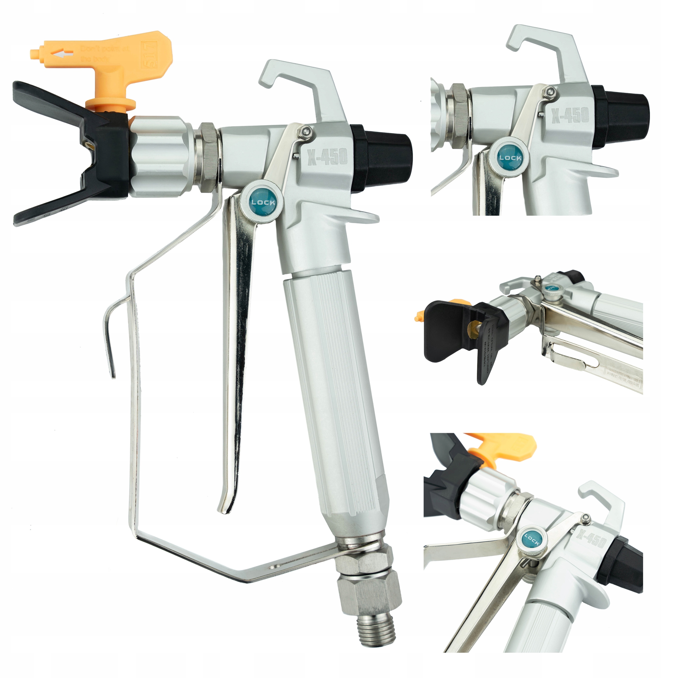 Stříkací pistole na barvu Hydrodynamická WT450 Agregát na malování Tryska