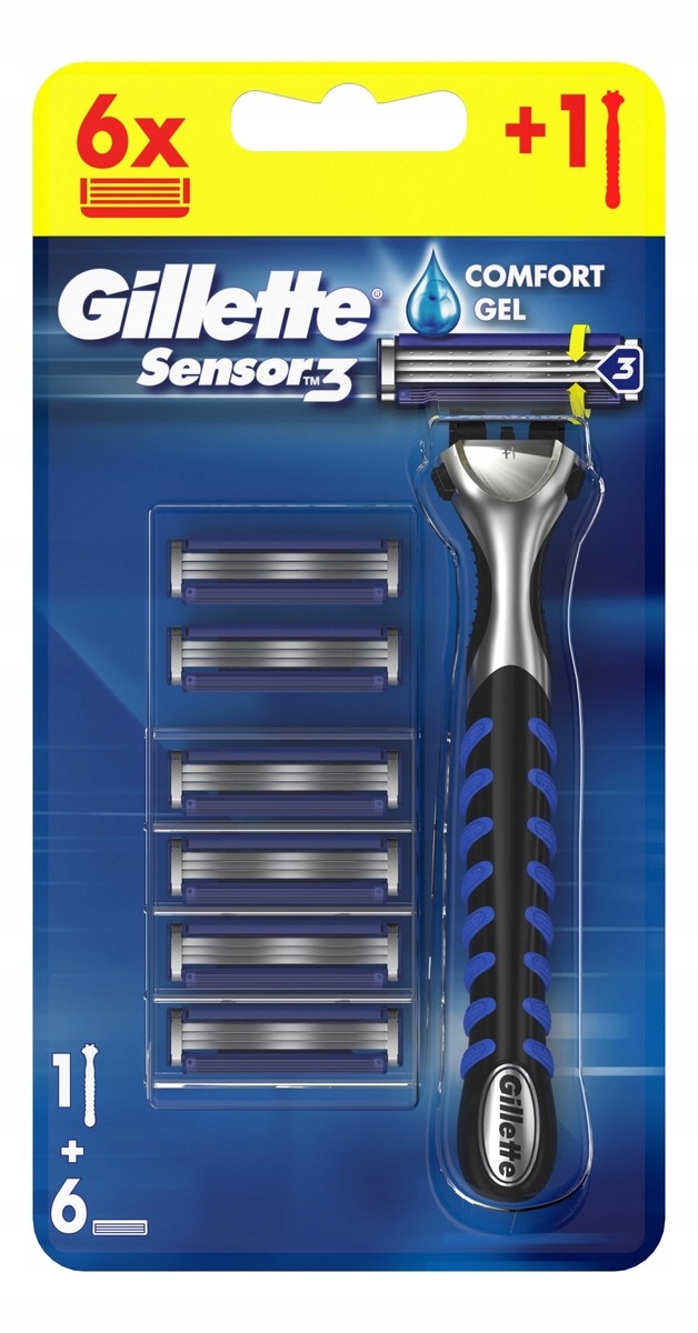 Gillette Sensor3 Maszynka do golenia z wkładami