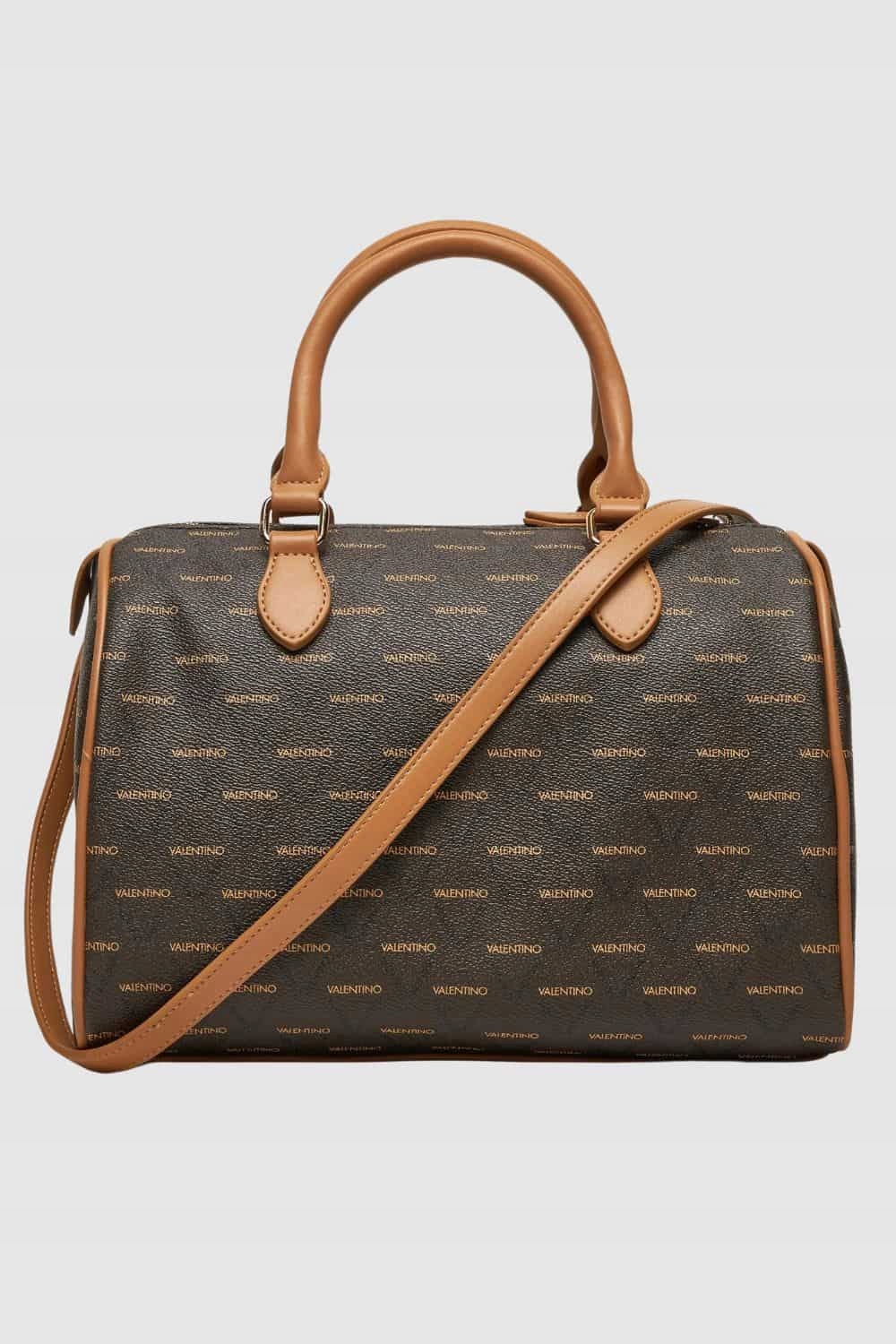VALENTINO Duży brązowy kuferek Liuto Marka Valentino by Mario Valentino