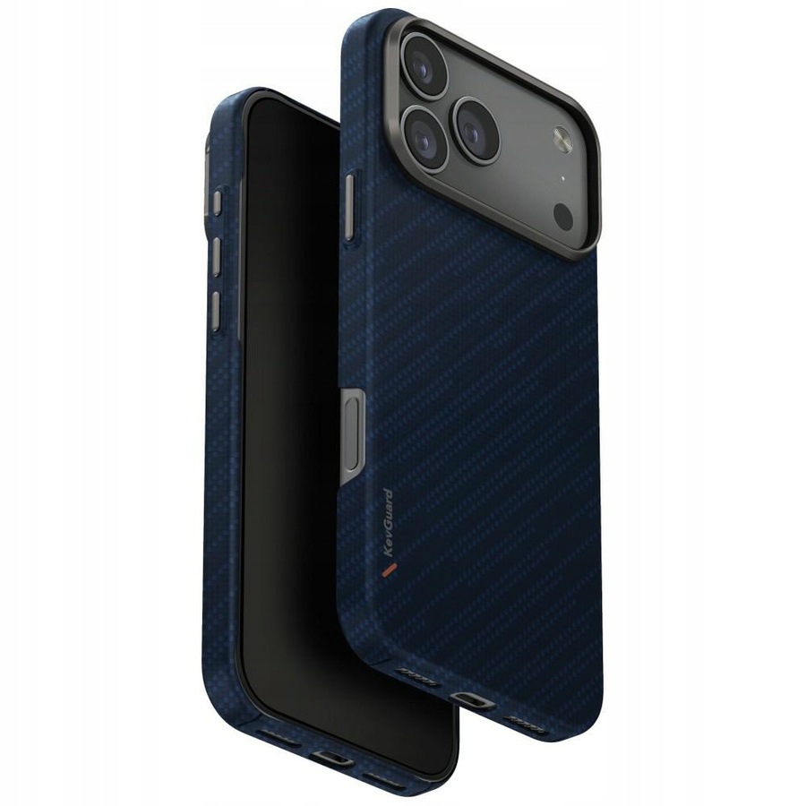 Puzdro Uniq Keva Edge Magclick Charging pre iPhone 17 Pro Max modré