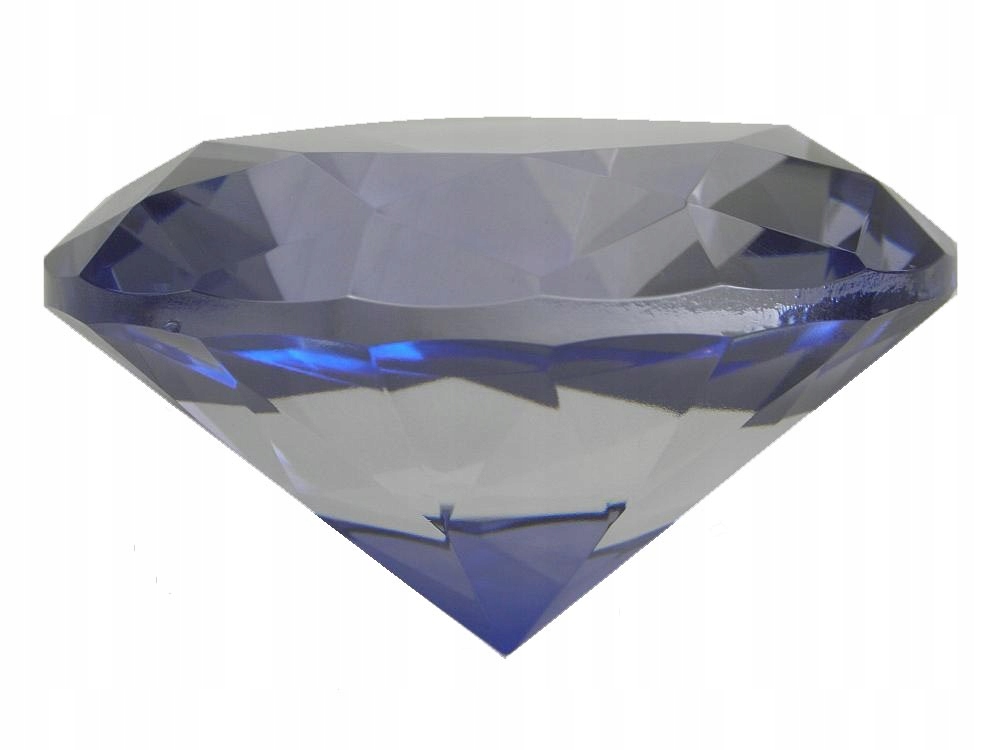 

Wielki diament kryształowy niebieski Feng Shui