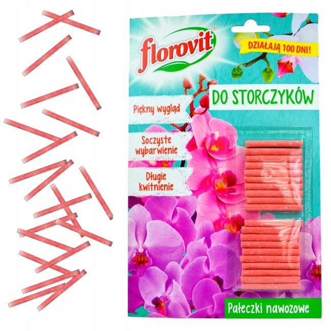 

Pałeczki nawozowe do storczyków FlorovitKWITNIENIE