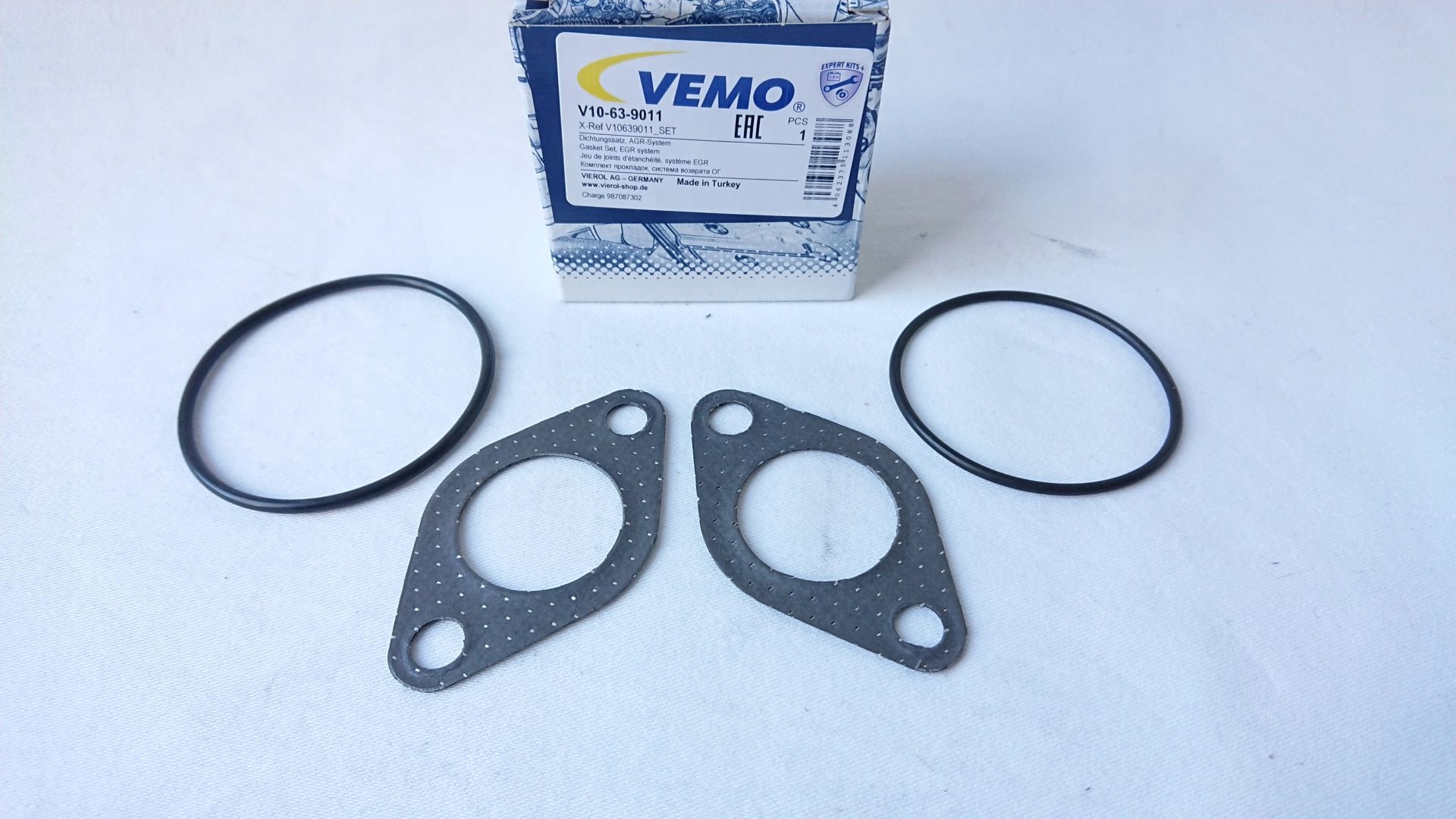 ZESTAW USZCZELEK ZAWORU EGR VW GOLF V 1.9 2.0 TDI AUDI A3 8P TOURAN OCTAVIA EAN (GTIN) 4062375113088