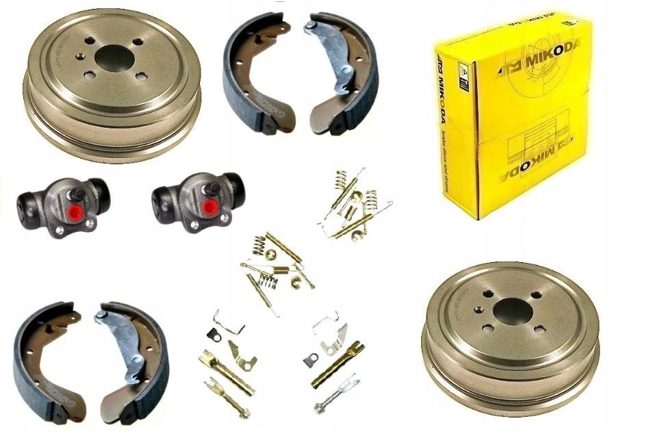 Bubny Čelisti Rozpěrky Válce Daewoo Nubira 1997-2003 Zadní Sada