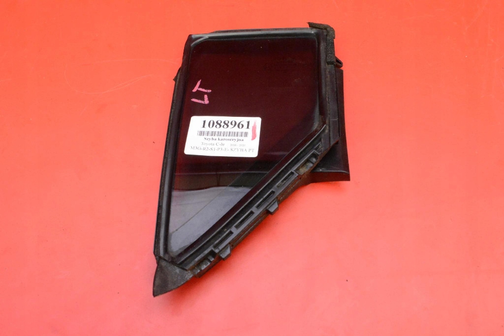 window bodywork left rear part TOYOTA C-HR 1 and 16-20