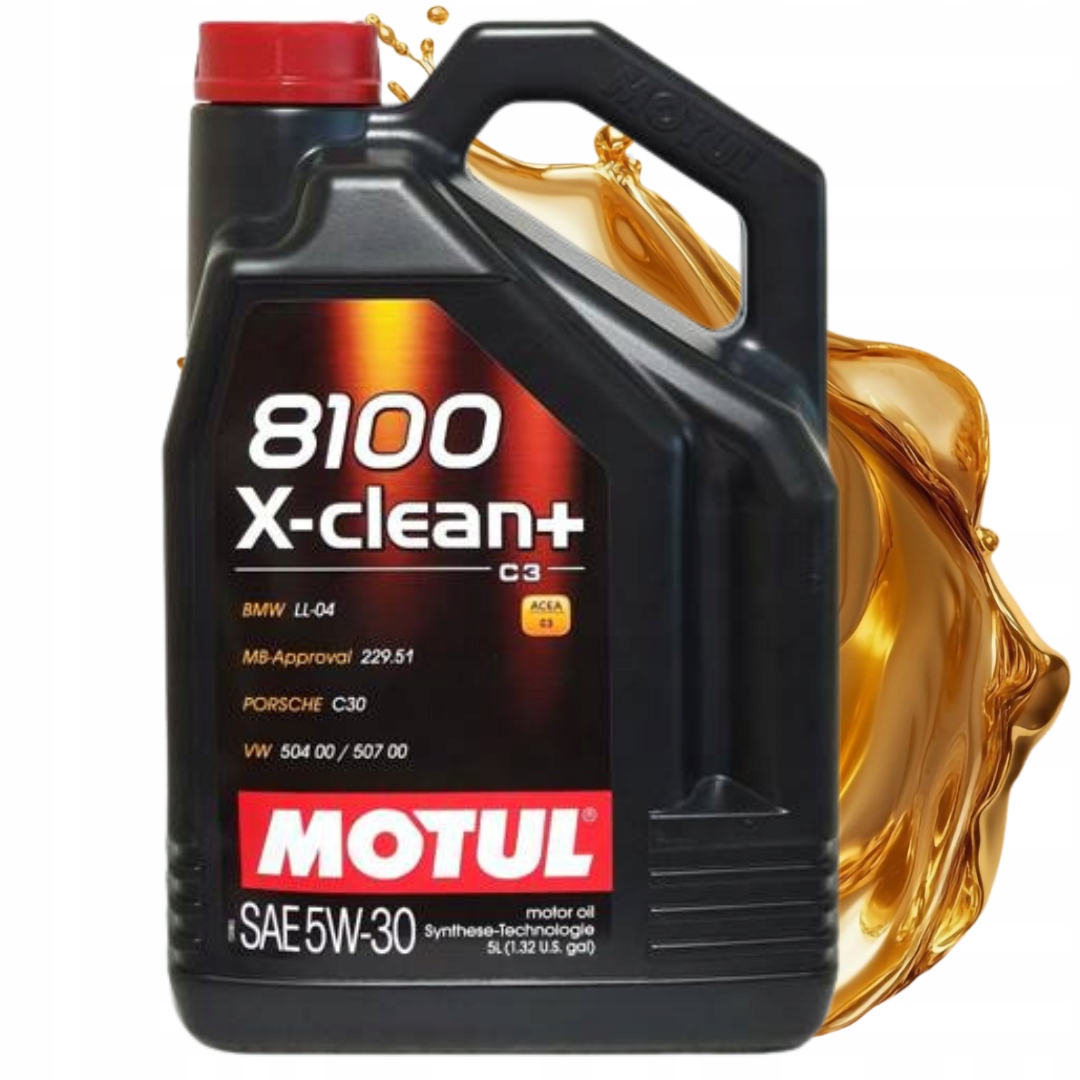 Olej Silnikowy Motul 5W-30 8100 X-clean+ C3 5L