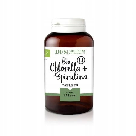

Diet-Food Chlorella i spirulina 375 tabletek Bio