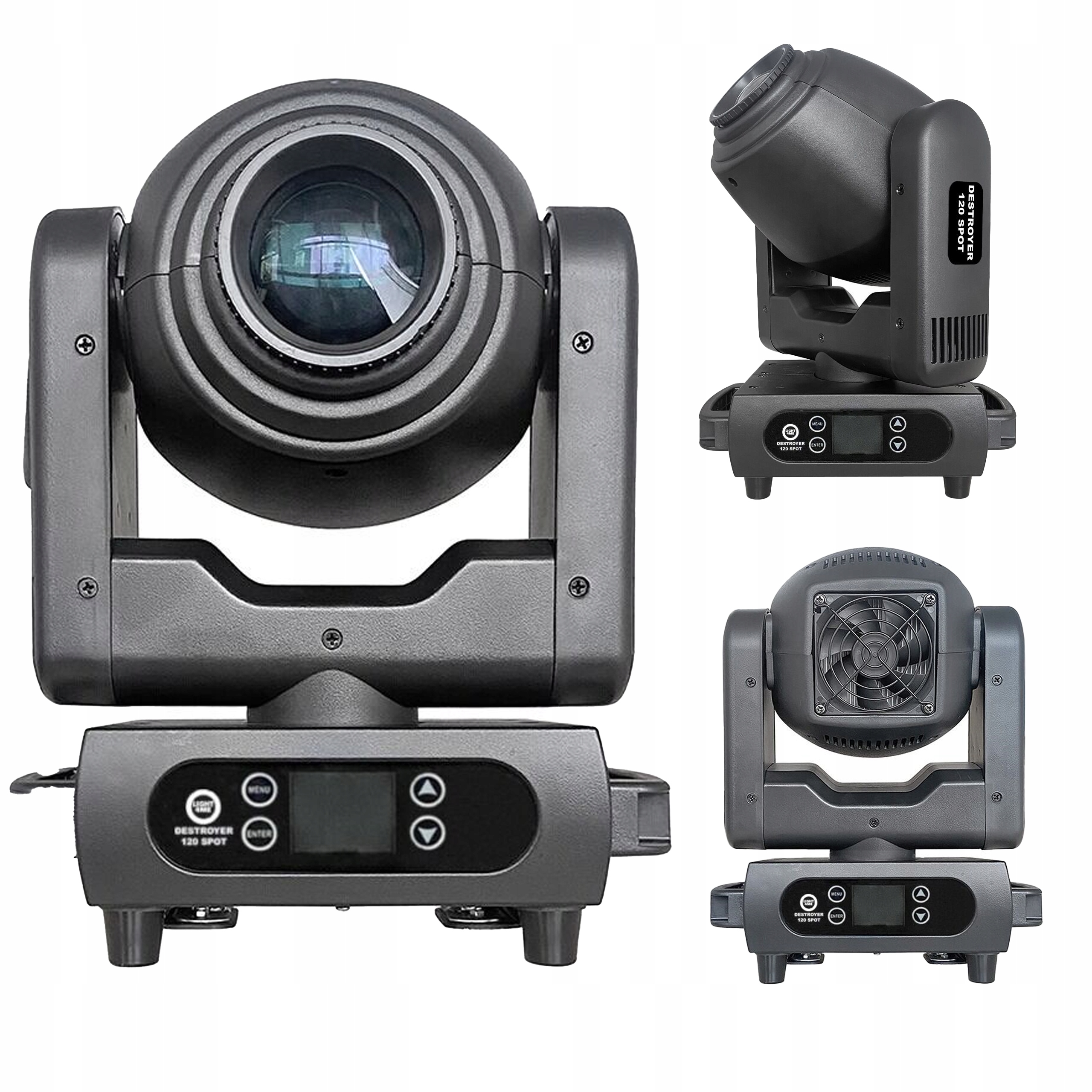 LIGHT4ME Destroyer 120W Spot pohyblivá Led hlava