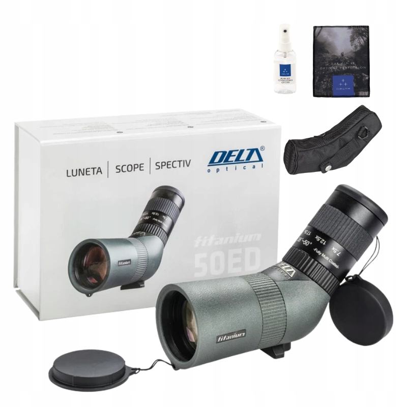 Pozorovací dalekohled Delta Optical Titanium 50ED 22,5x50mm dárek