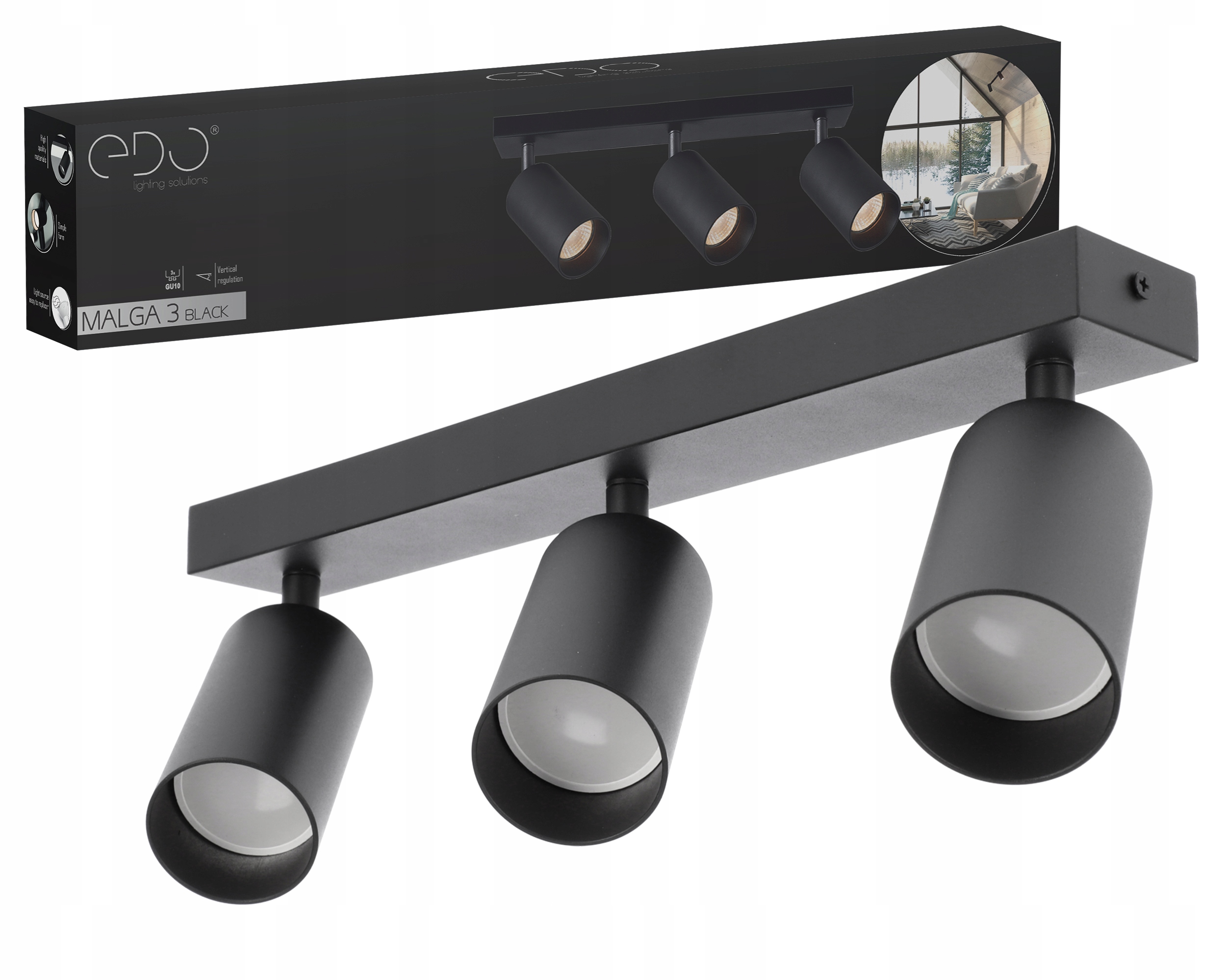 

Lampa Sufitowa Szyna Spot Oprawa Halogenowa GU10