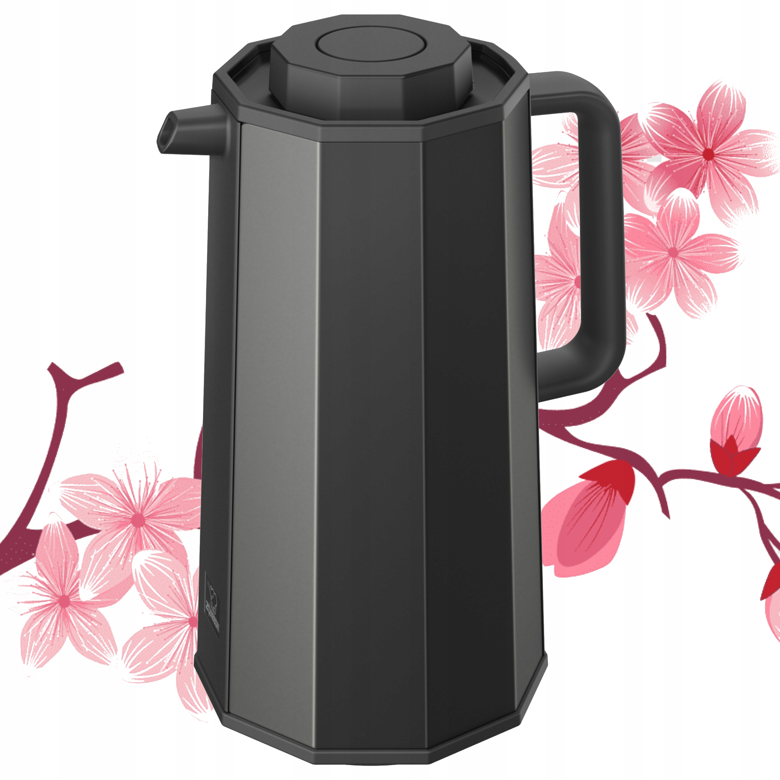 Skleněná termoska na čaj Zojirushi AHEAE10 1L černá japonská