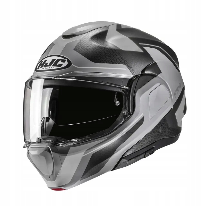 Motocyklová prilba s otočnou čeľusťou Hjc F100 Bios Grey L